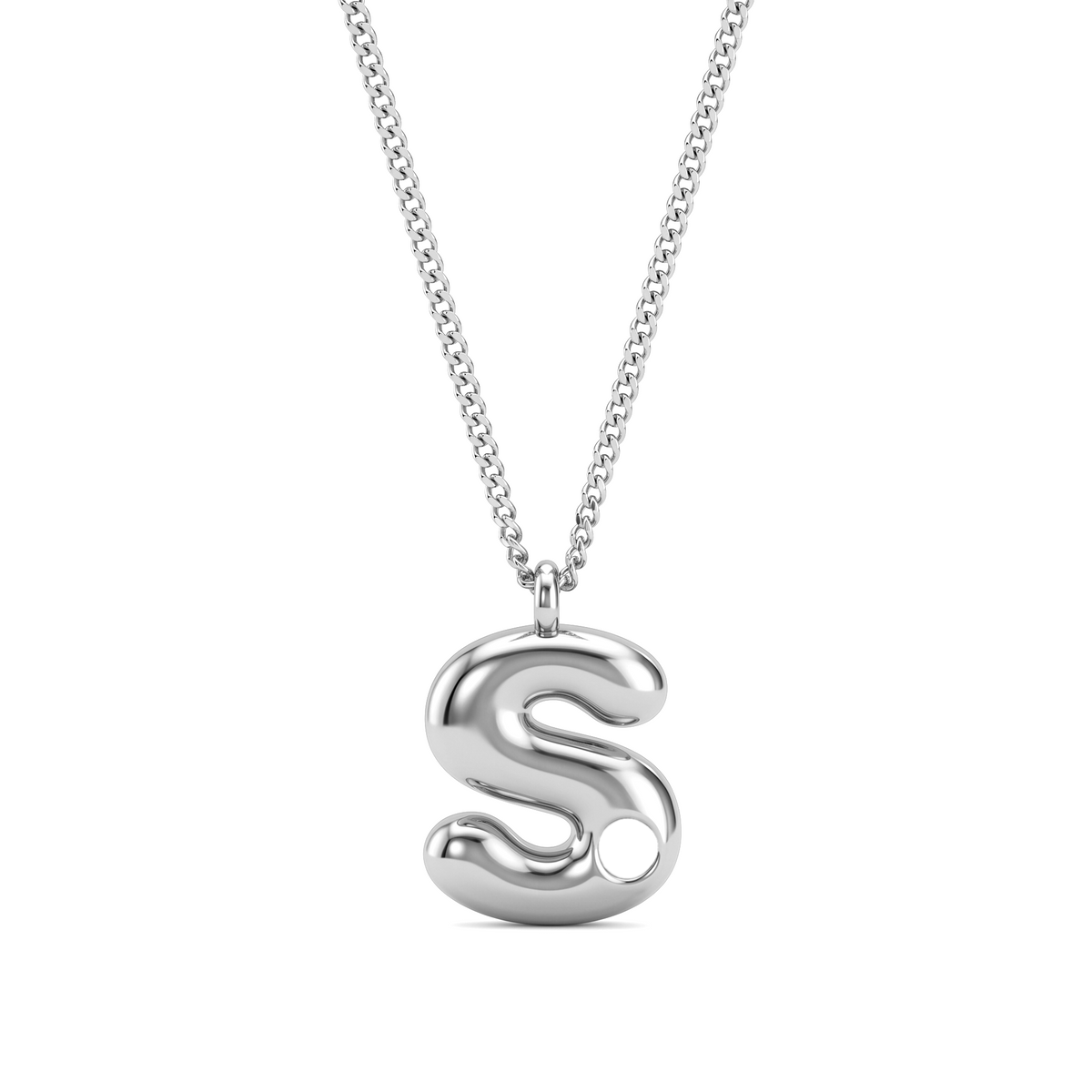 Initial Birthstone Necklace "Faye"