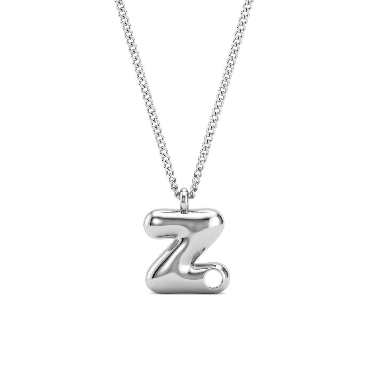Initial Birthstone Necklace "Faye"