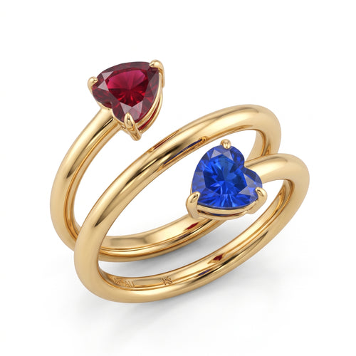Adjustable BirthStone Ring "Seren"