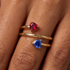 Adjustable BirthStone Ring "Seren"