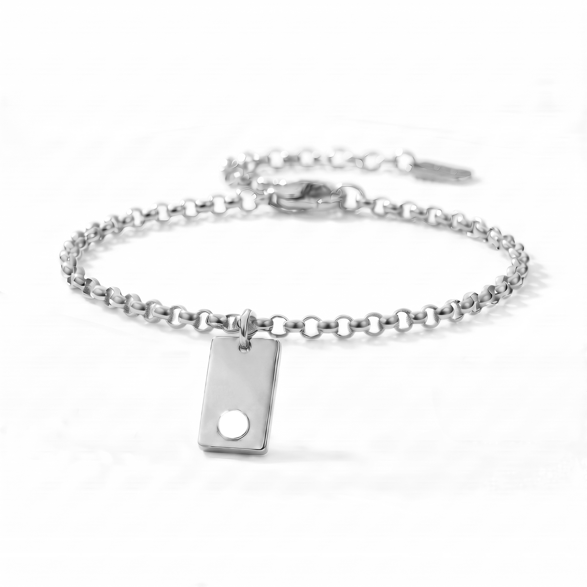 Initial Birthstone Bracelet "Nova"