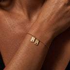 Initial Birthstone Bracelet "Nova"