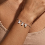 Initial Birthstone Bracelet "Nova"