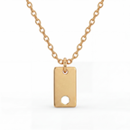 Initial BirthStone Necklace "Nova"
