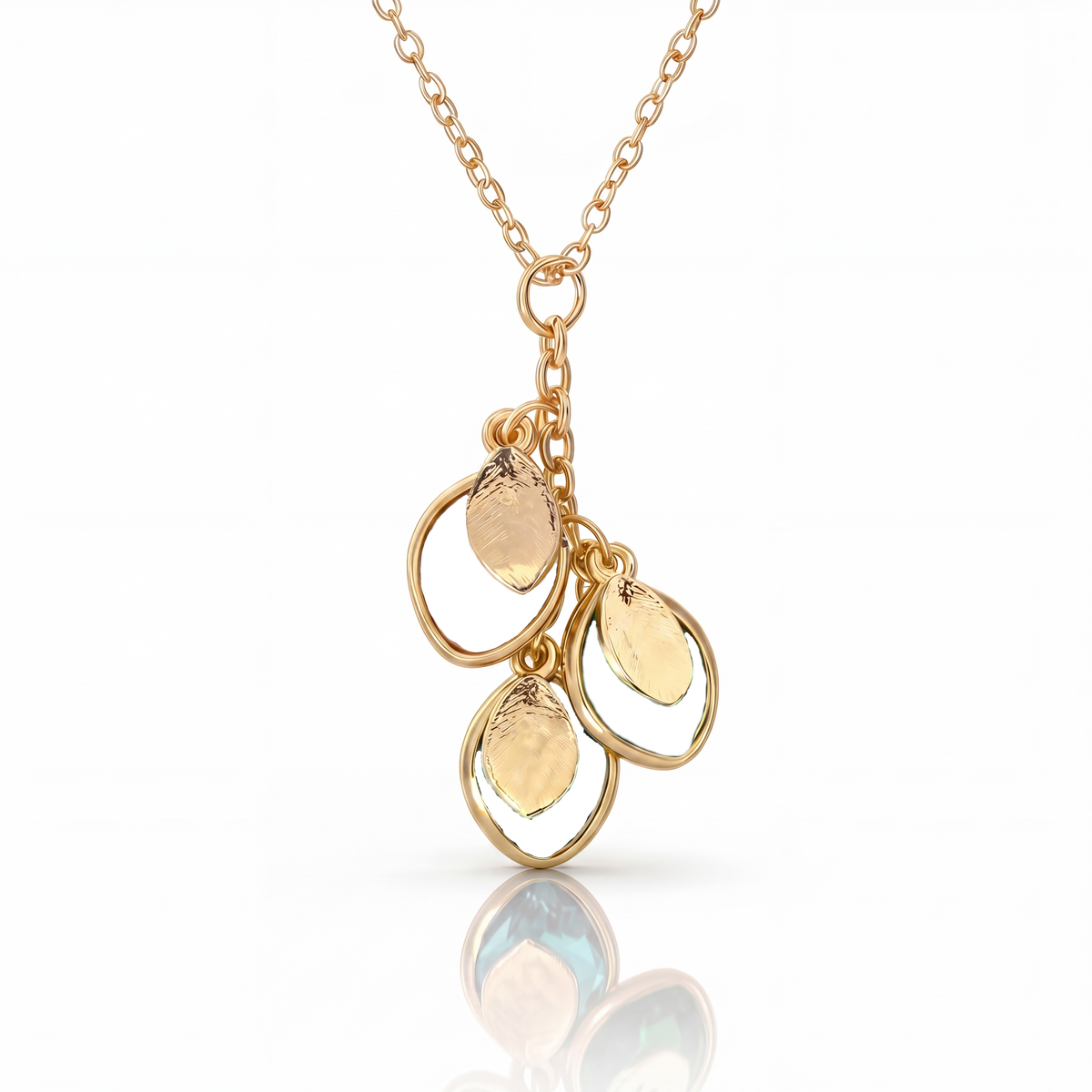 Initial Birthstone Necklace "Nova"