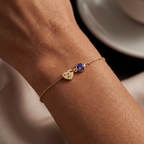 Initial BirthStone Bracelet "Mira"