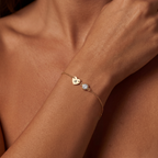 Initial BirthStone Bracelet "Mira"