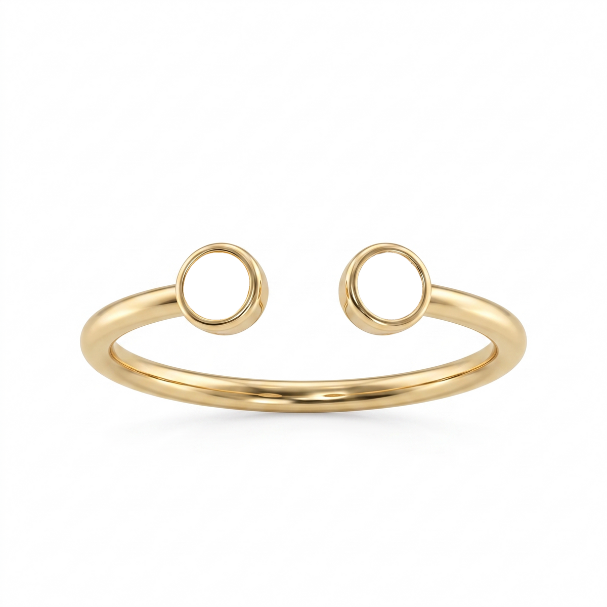 Adjustable BirthStone Ring "Cove"